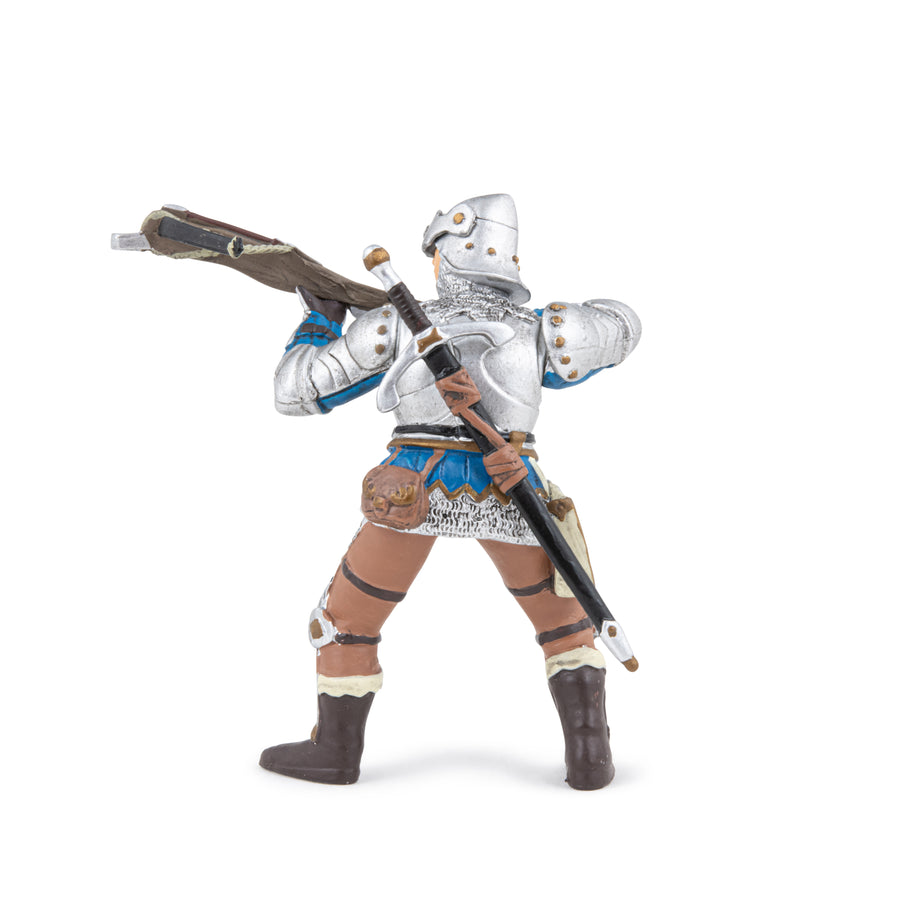 Figurine Arbalétrier bleu en armure