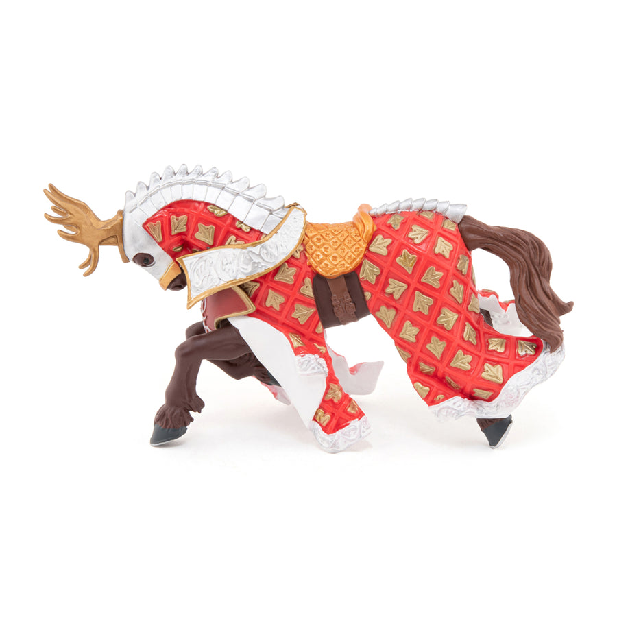 Figurine Cheval du Maître des armes cimier cerf
