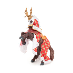 Figurine Cheval du Maître des armes cimier cerf