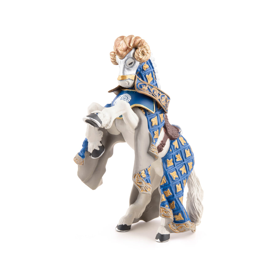 Figurine Cheval du Maître des armes cimier bélier