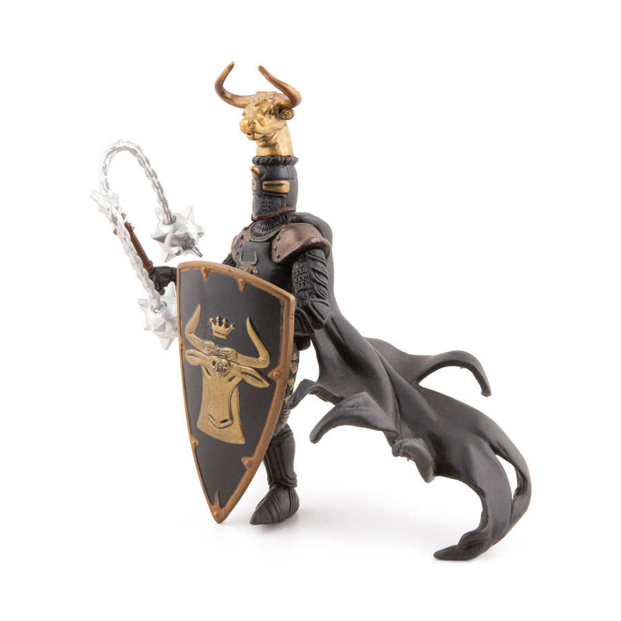 Figur „Master of Arms“ mit Stierwappen