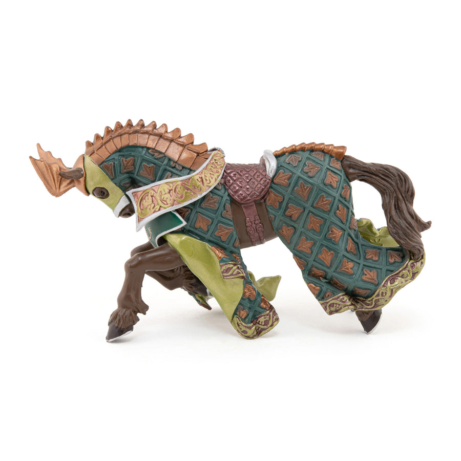 Figurine Cheval du Maître des armes cimier dragon