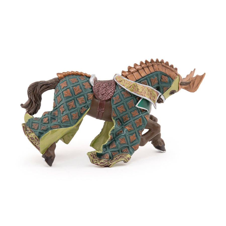 Figurine Cheval du Maître des armes cimier dragon