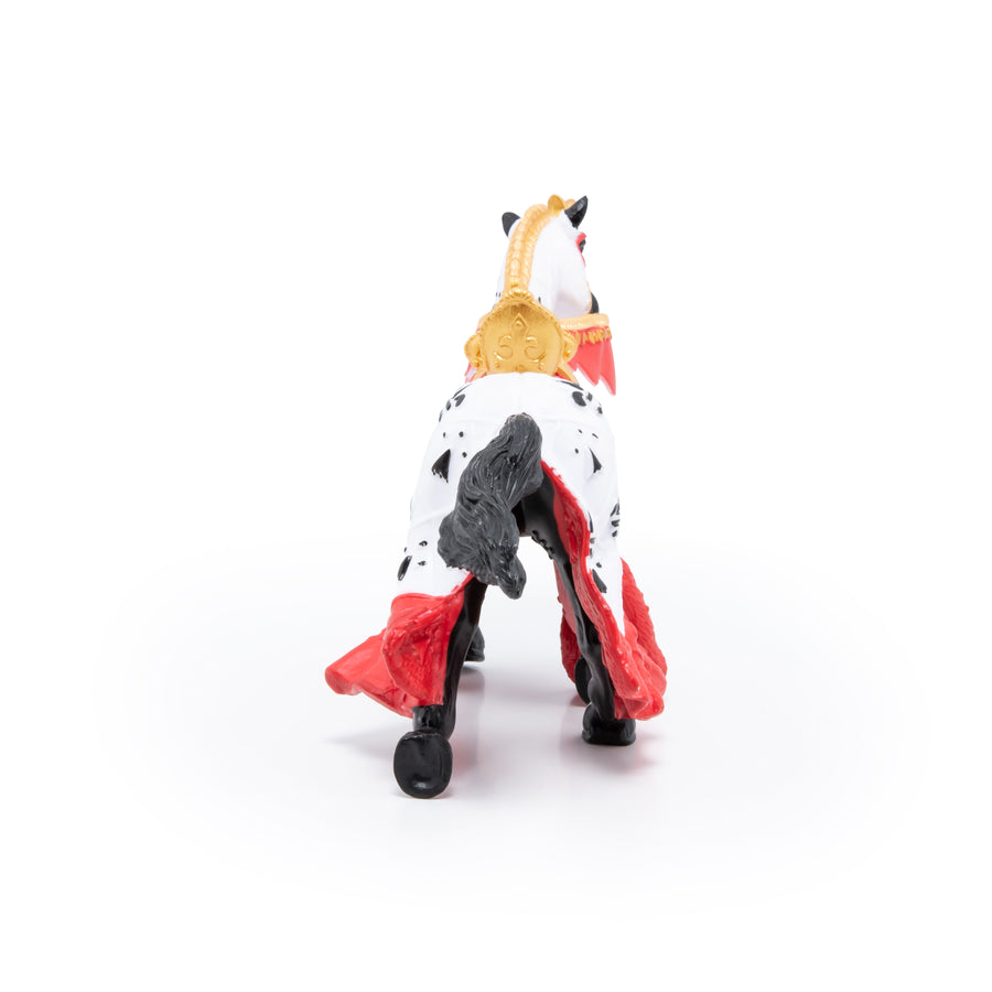 Rote Figur des Pferdes von König Artus