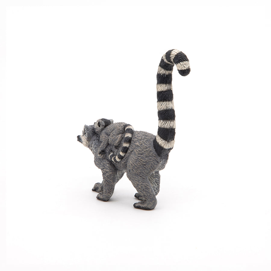 Lemur and baby figurine