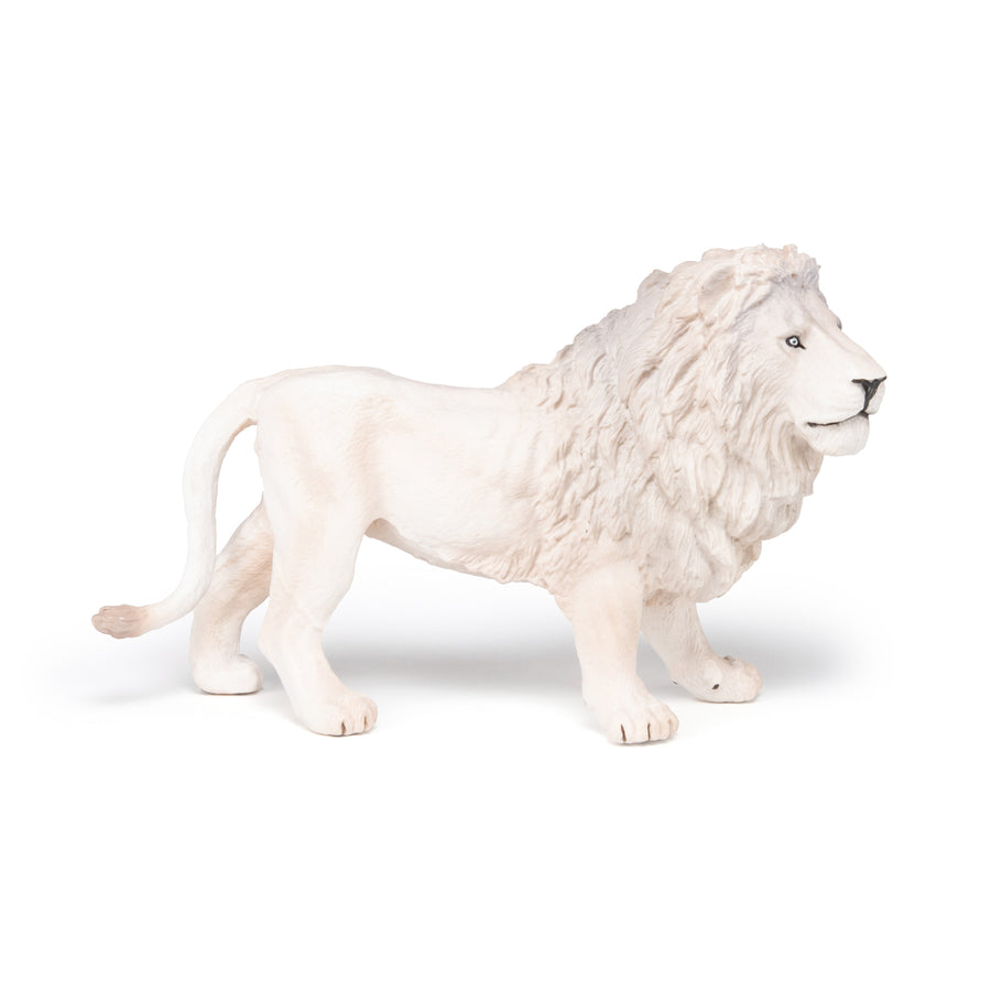 Figurine Grand lion blanc
