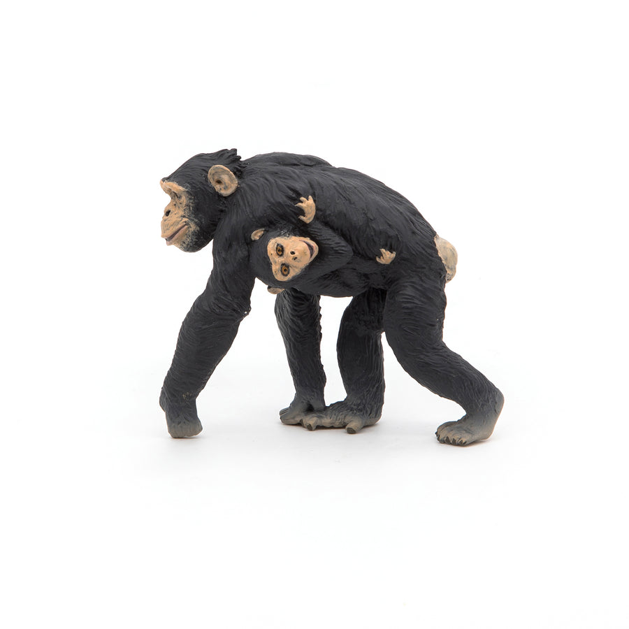 Chimpanzee and Baby Figurine
