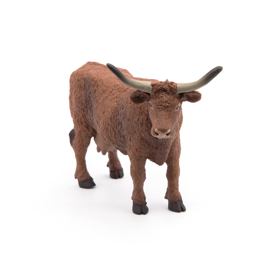 Salers Cow Figurine