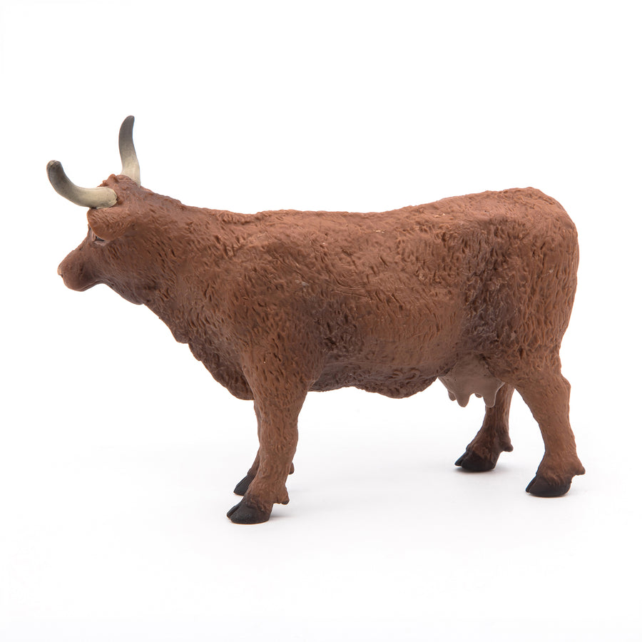 Salers Cow Figurine
