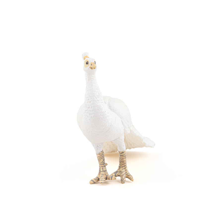 White Peacock Figurine