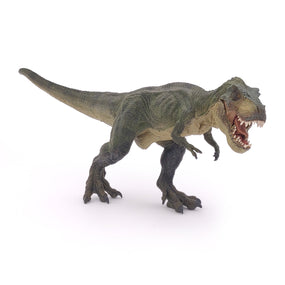 Green Running T-Rex Figure
