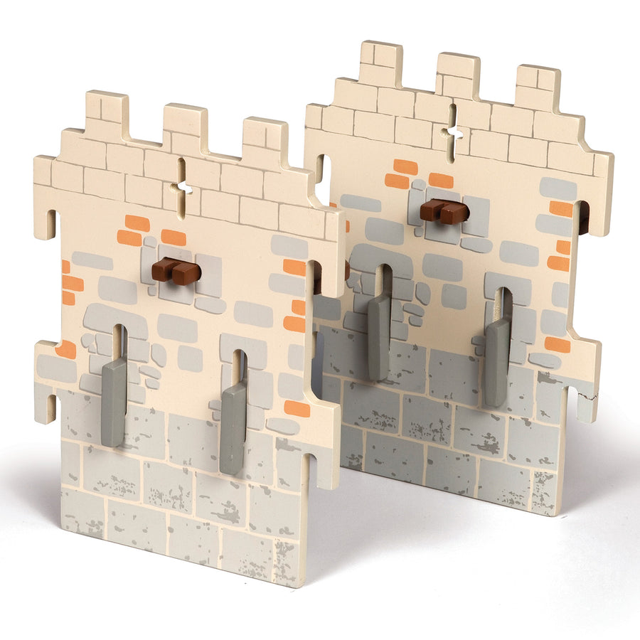 Set 6 château du Maître des armes (2 petits murs)