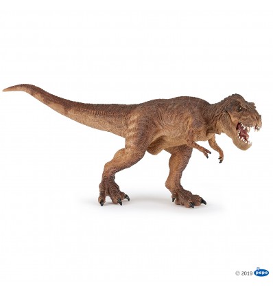 Brown running T-rex