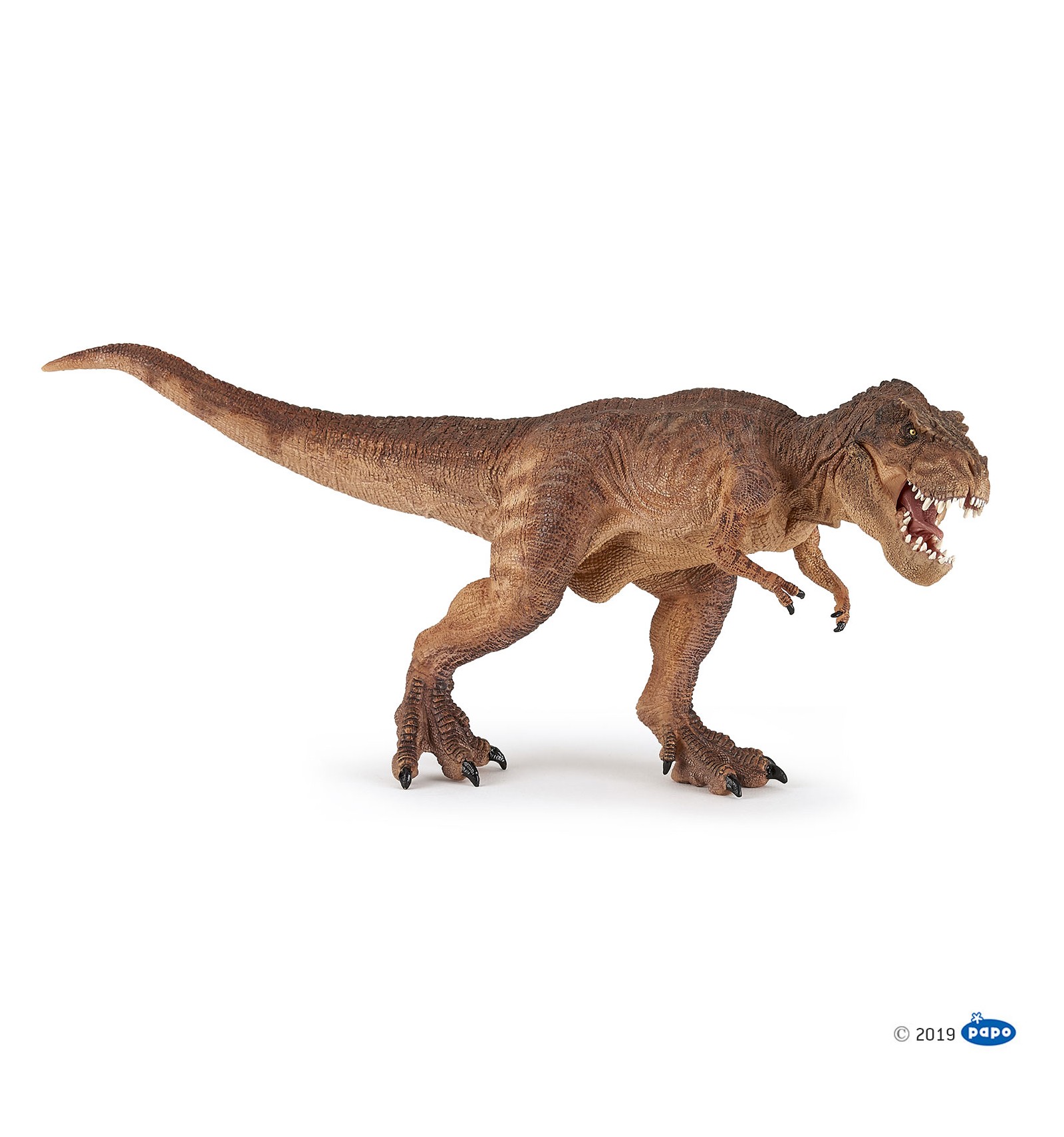 Brown running T-rex - Papo