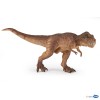 Brown running T-rex