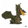 Green winged dragon with flame