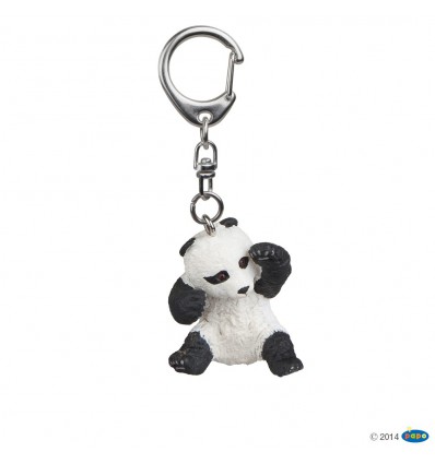 Schlüsselanhänger Pandajunges spielend