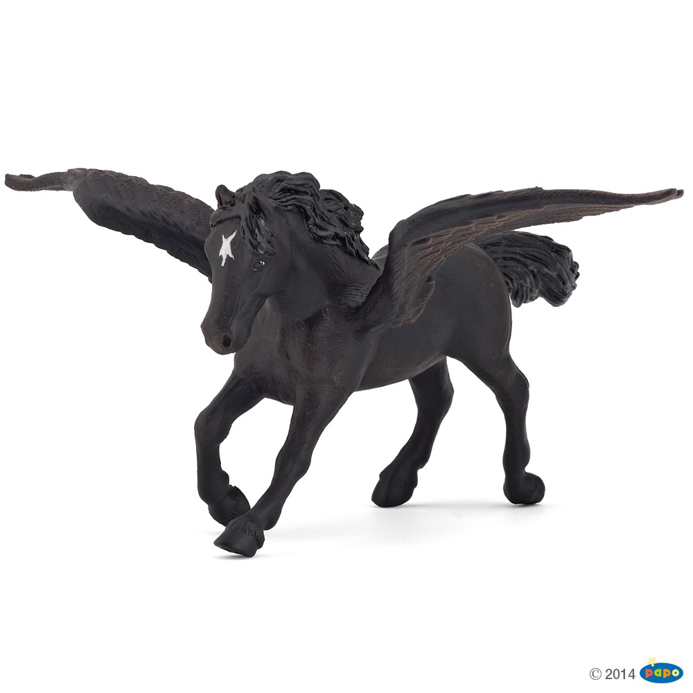Noir Papo 39068 "Pegasus" Figure 