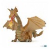 Feuerspeiender Drache, gold