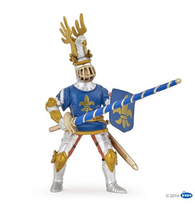 Blue knight fleur de lys