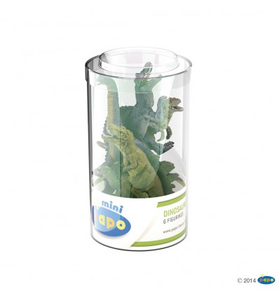 Mini PLUS Dinosaures Lot 1 (Tube, 6 pcs)