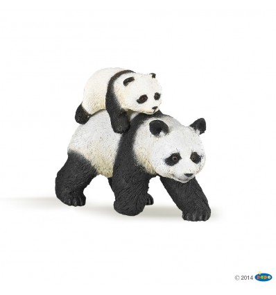 Panda et son bébé