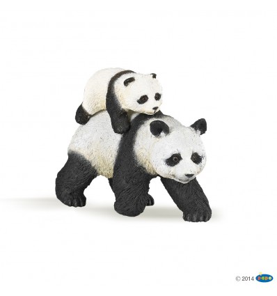 Panda et son bébé 