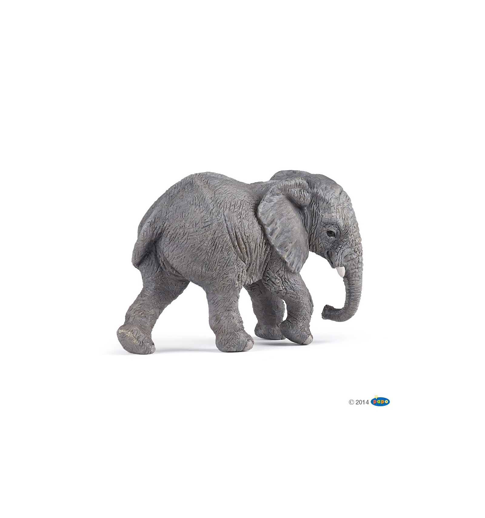 6 mini figurines vie sauvage avec éléphant - Papo