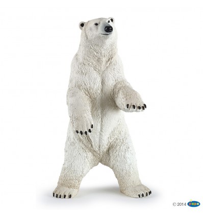 Standing polar bear