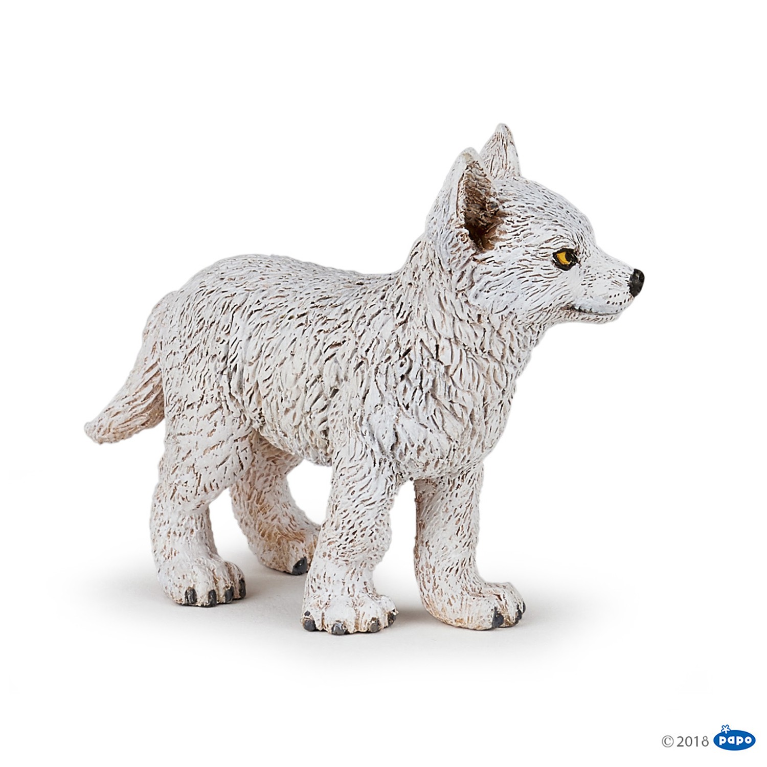 Figurine Jeune Loup Polaire Figurine Jeune Loup Polaire