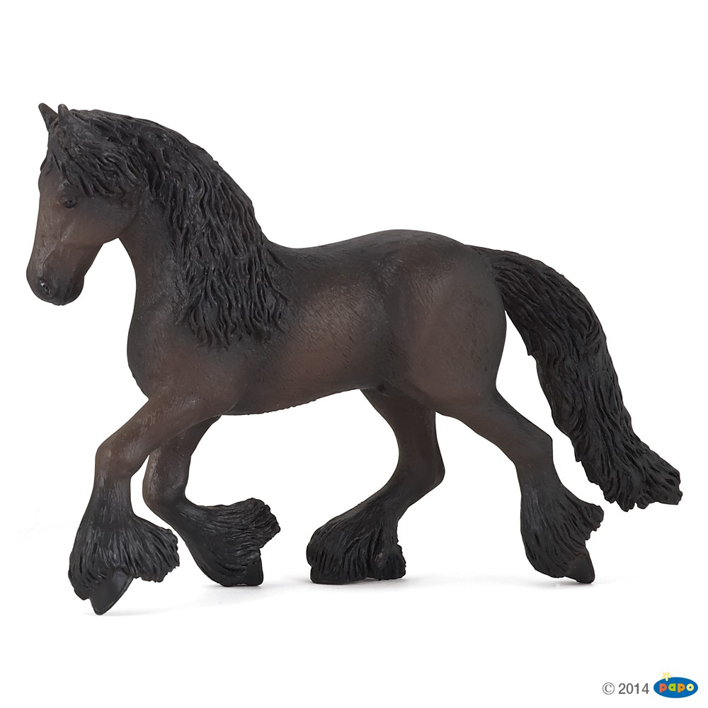 Figurine Cheval Frison