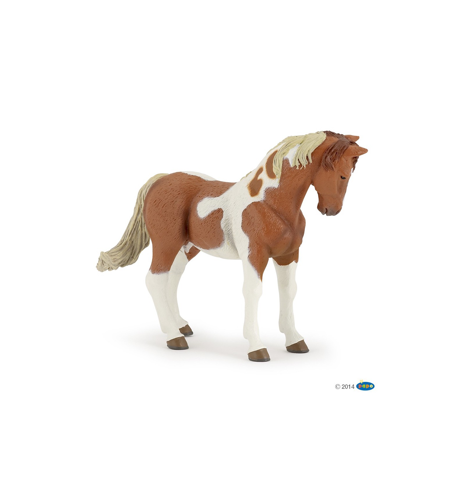 Papo Products PINTO MARE HORSE Replica # 51094 ~ FREE SHIP/USA w/ $25. 