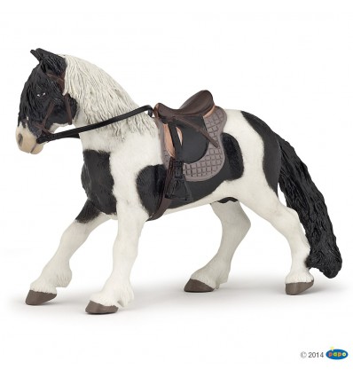 Pony with saddle