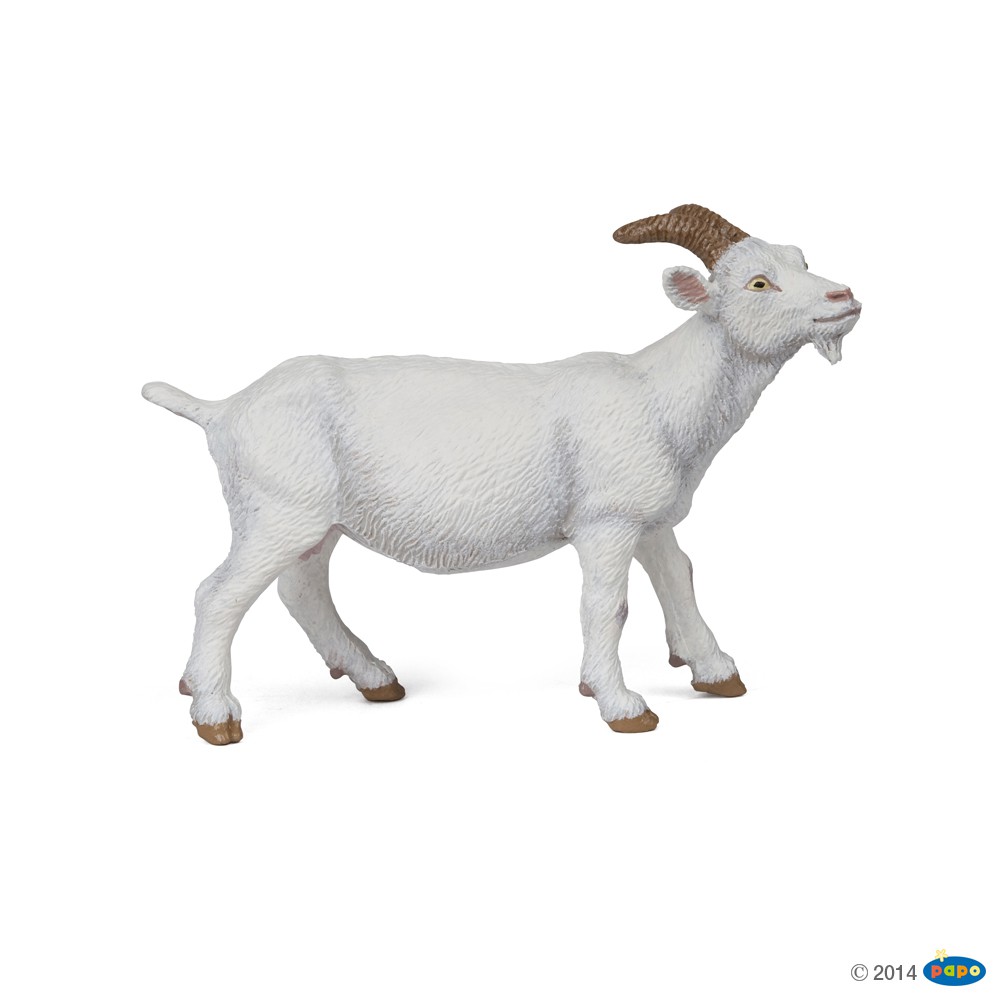 White nanny goat - Papo White nanny goat - Papo