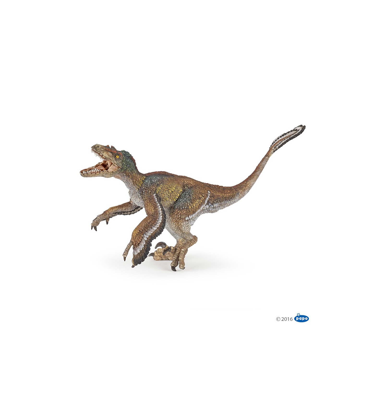 feathered velociraptor papo