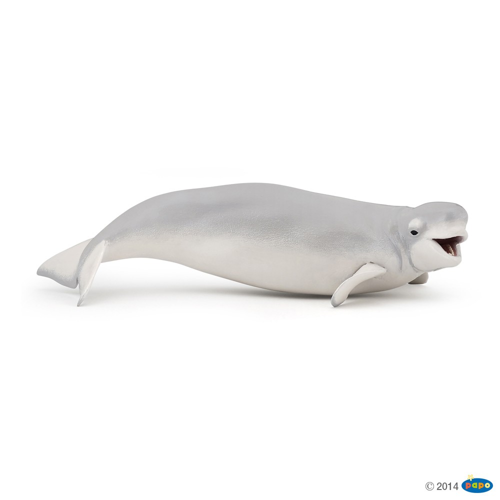 beluga whale figurine