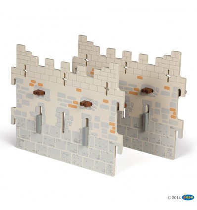 Set 4 château du Maître des armes (2 grands murs)