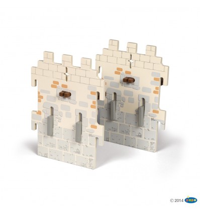 Set 6 château du Maître des armes (2 petits murs)