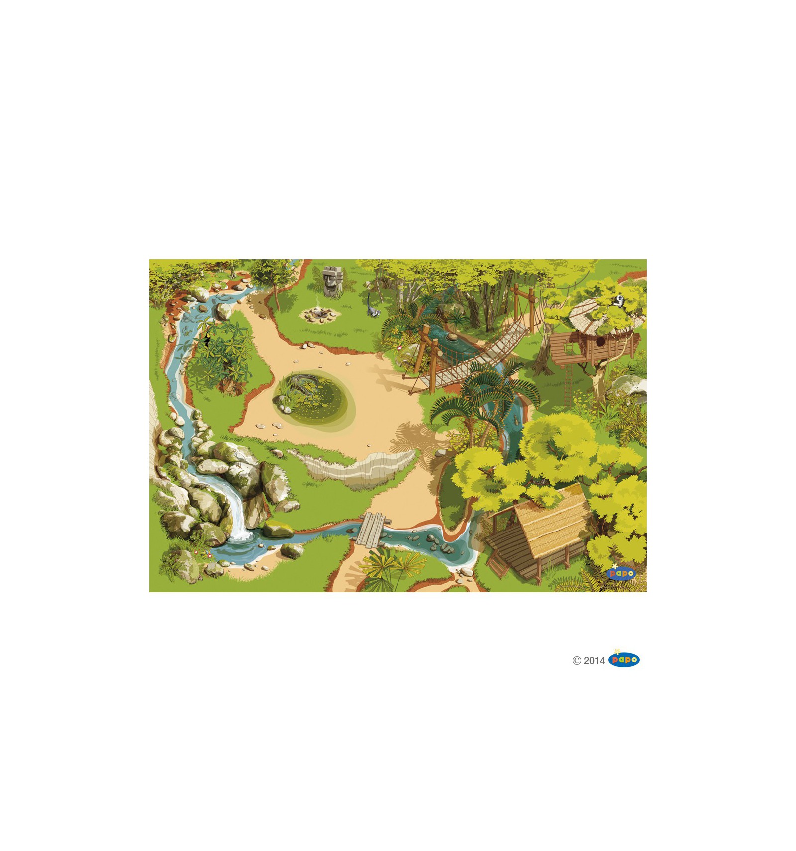 jungle play mat
