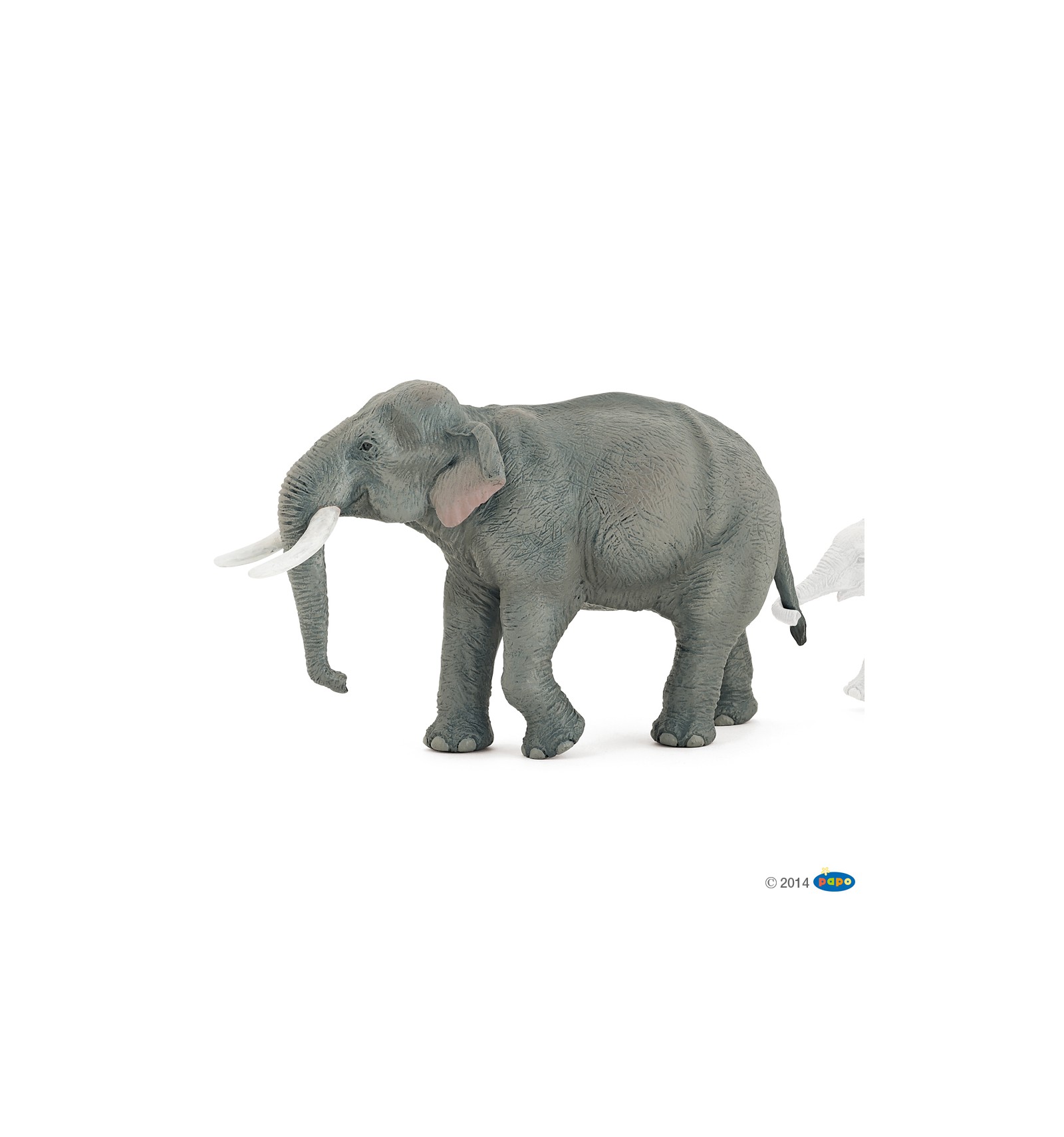 6 mini figurines vie sauvage avec éléphant - Papo