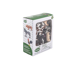 Mini PLUS Farm Figure (Tube, 12 pcs)