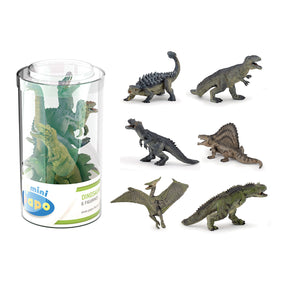 Mini PLUS Dinosaurs Figure Lot 2 (Tube, 6 pcs)