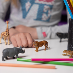 Mini PLUS Wild Figure Set 2 (Tube, 6 pcs)