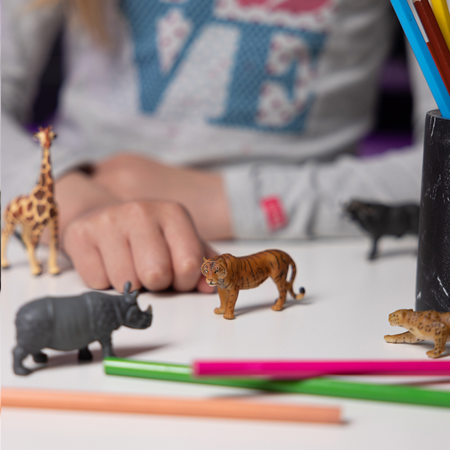 Mini PLUS Wild Figure Set 2 (Tube, 6 pcs)