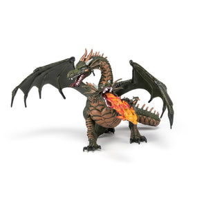 Two-headed dragon figurine
