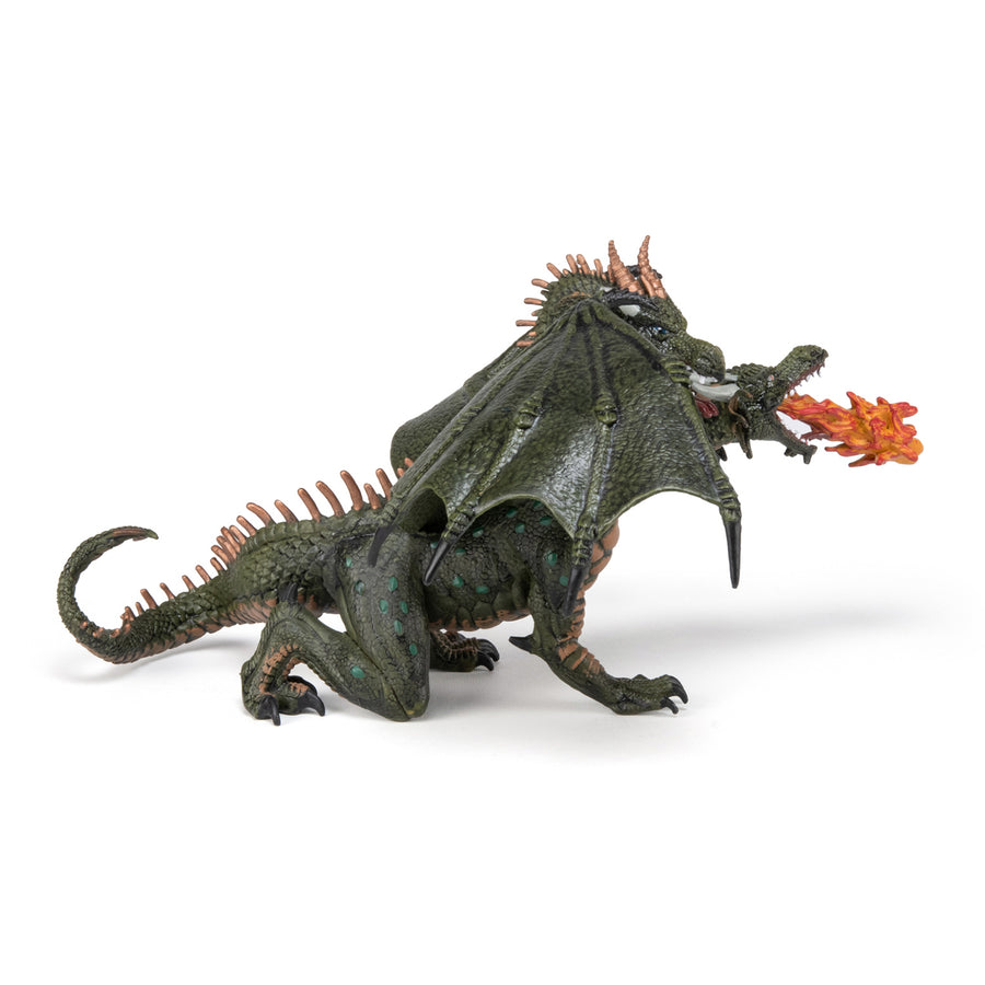 Two-headed dragon figurine