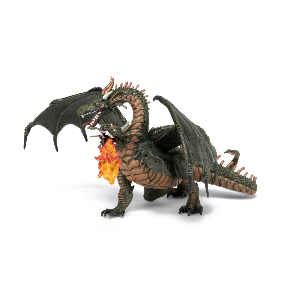 Two-headed dragon figurine
