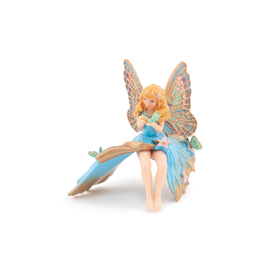 Blue Elf Child Figurine