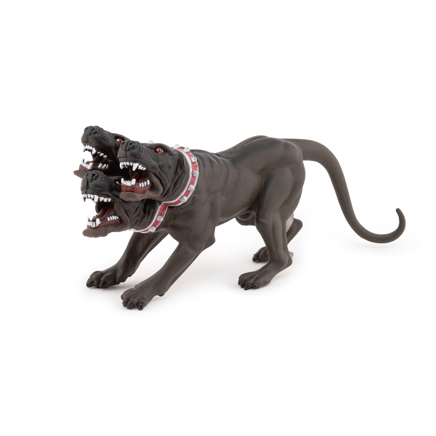 Safari Cerberus Figur – Dreiköpfiger Hund Der Unterwelt, Gelb, Größe M, Detailreich Gestaltet