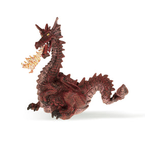 Figurine Dragon rouge avec flamme
